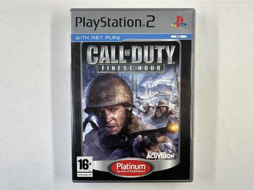 Call of Duty Finest Hour Playstation 2 Platinum - PS2