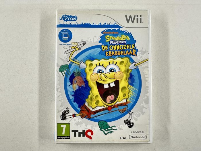 U Draw Spongebob Squarepants De Onnozele Krabbelaar uDraw Nintendo Wii