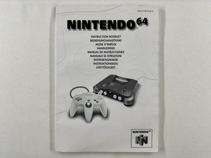 Nintendo 64 Handleiding - N64