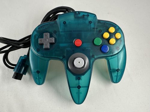 Nintendo 64 Clear Blue Controller - N64