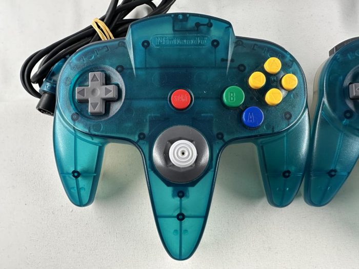 Nintendo 64 Console Clear blue + 2 Controllers - N64 - Afbeelding 3