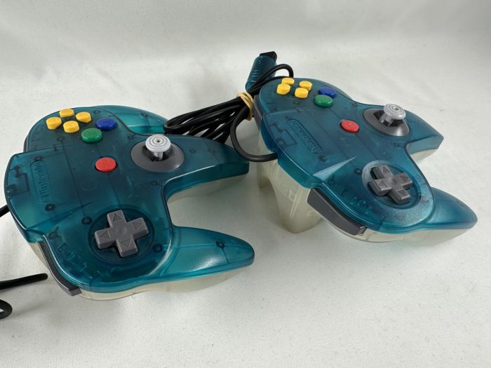 Nintendo 64 Console Clear blue + 2 Controllers - N64 - Afbeelding 8