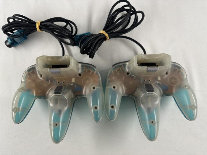 Nintendo 64 Console Clear blue + 2 Controllers - N64 - Afbeelding 9