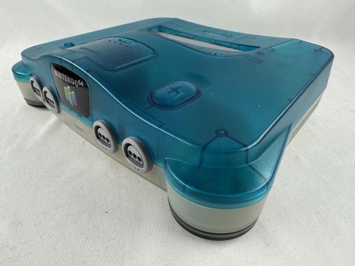 Nintendo 64 Console Clear blue + 2 Controllers - N64 - Afbeelding 12