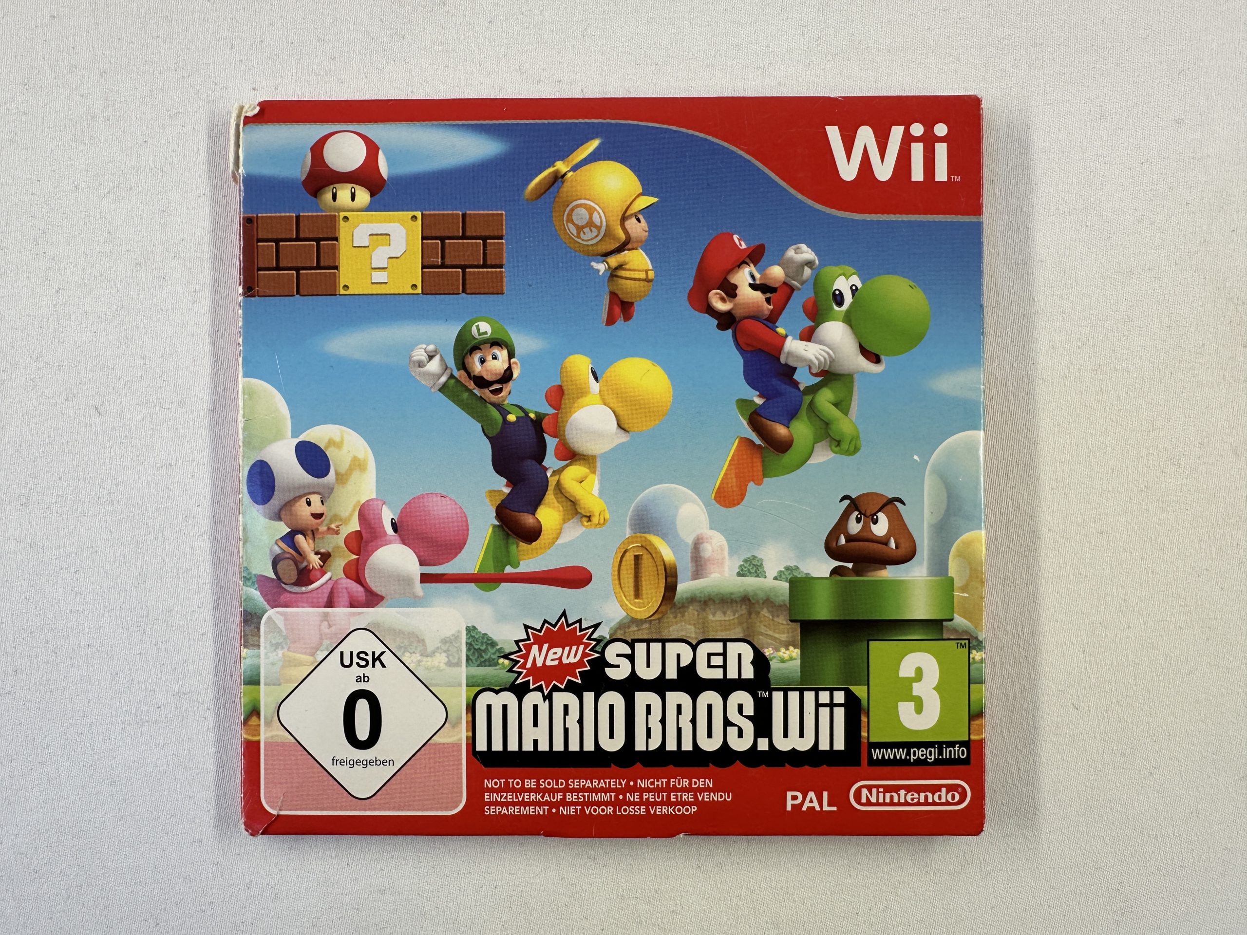 Nintendo Wii rood spelcomputer + 2 Motion Plus controllers & New Super Mario Bros - Afbeelding 4
