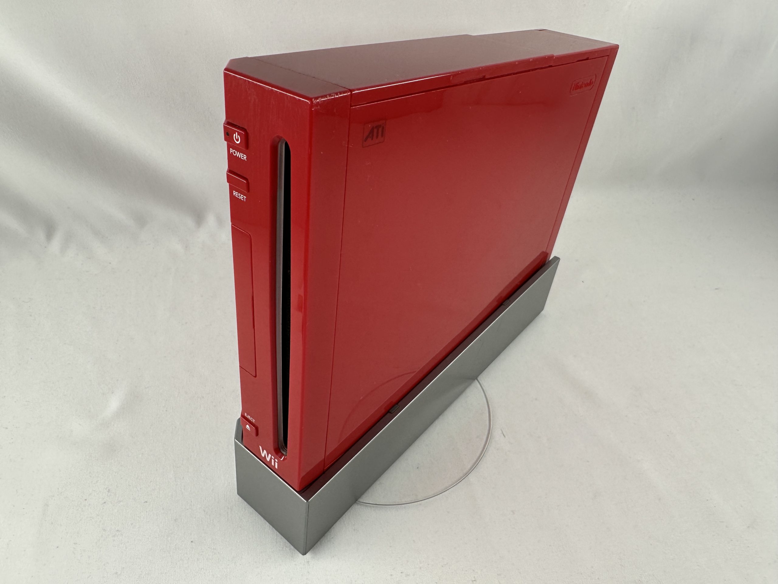 Nintendo Wii rood spelcomputer + 2 Motion Plus controllers & New Super Mario Bros - Afbeelding 8