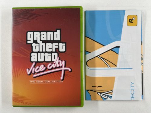 GTA Grand Theft Auto Vice City + Poster - The Xbox Collection