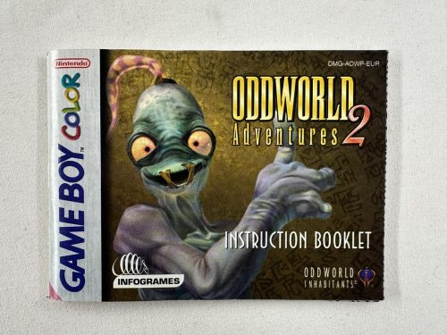 Oddworld Adventures 2 Nintendo Gameboy Color Handleiding