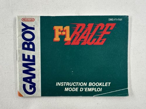 F-1 Race Handleiding Nintendo Gameboy