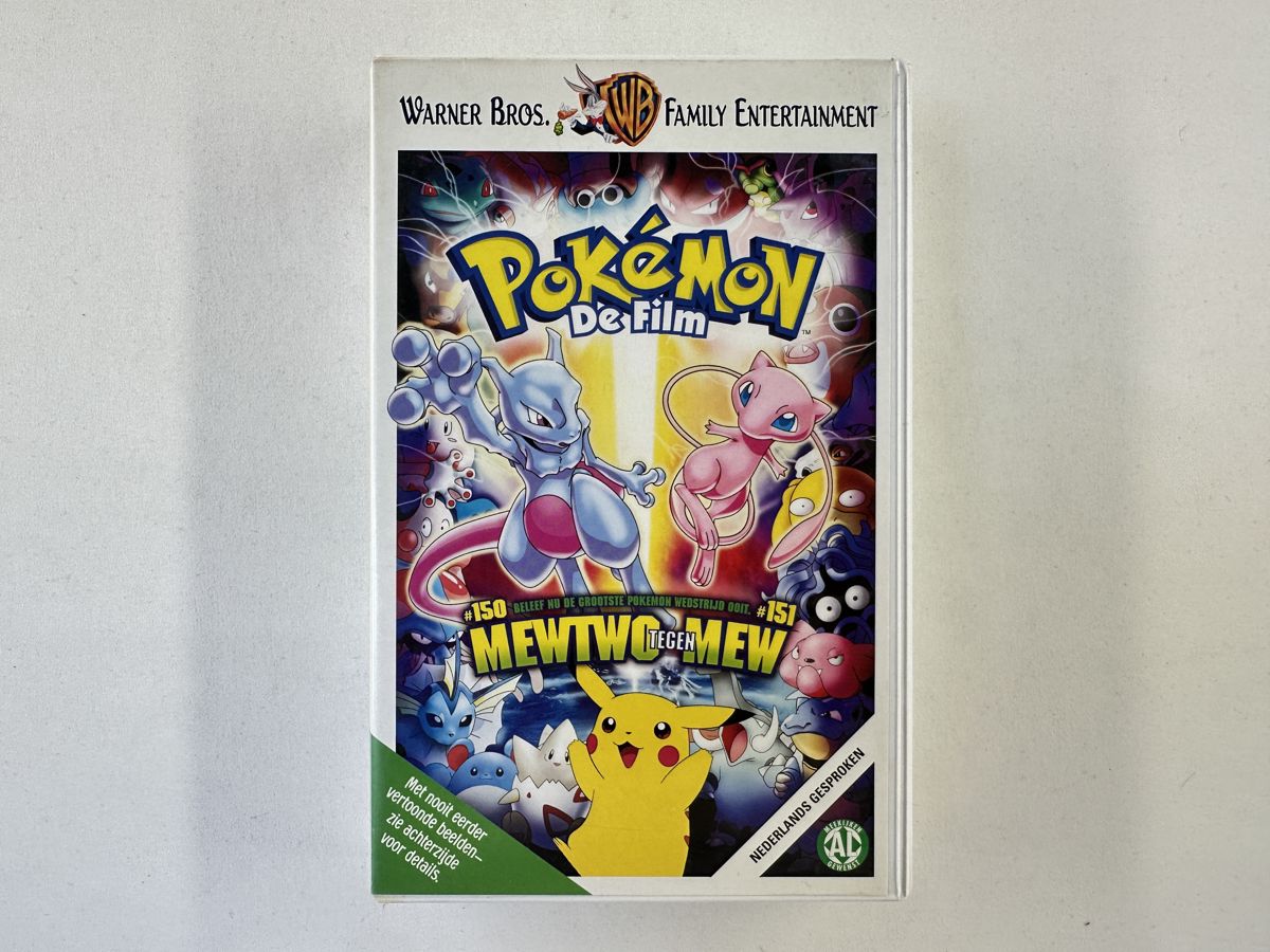 Pokemon De Film Mewtwo tegen Mew - Videoband VHS
