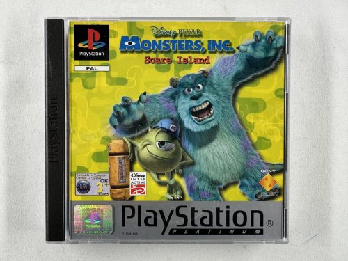 Disney Pixar Monsters inc. Scare Island Playstation 1 Platinum - PS1