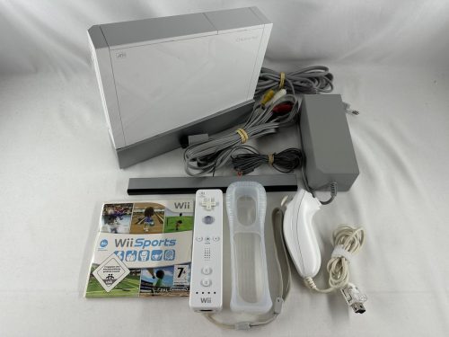 Nintendo Wii Console wit + Wii Sports, Wii remote, Nunchuck