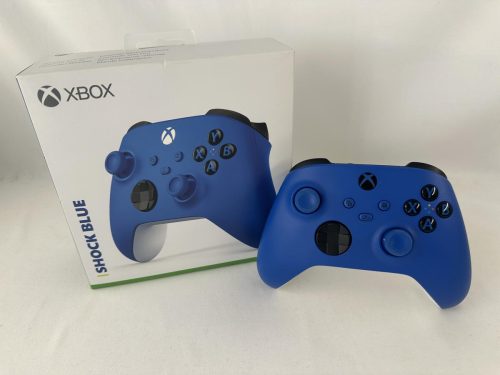 Xbox Wireless Controller Shock Blue Compleet in doos - origineel