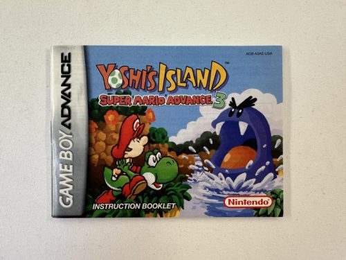 Yoshi's Island Super Mario Advance 3 Handleiding USA Nintendo Gameboy Advance - GBA