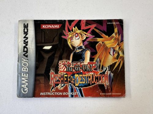 Yu-Gi-Oh Reshef of Destruction Handleiding USA Nintendo Gameboy Advance - GBA