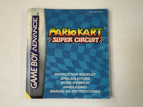 Mario Kart Super Circuit Handleiding Nintendo Gameboy Advance - GBA