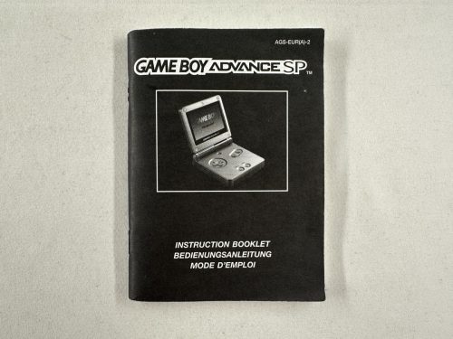 Gameboy Advance SP Handleiding - AGS-EUR(A)-2 - GBA SP