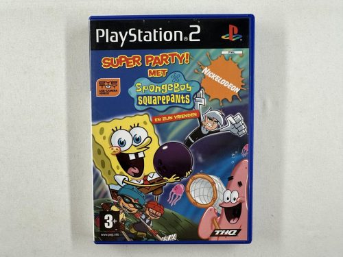 Super Party met SpongeBob SquarePants en zijn vrienden Playstation 2 - PS2