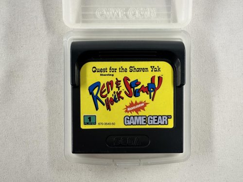 Quest for the Shaven Yak Starring Ren and Stimpy SEGA Game Gear