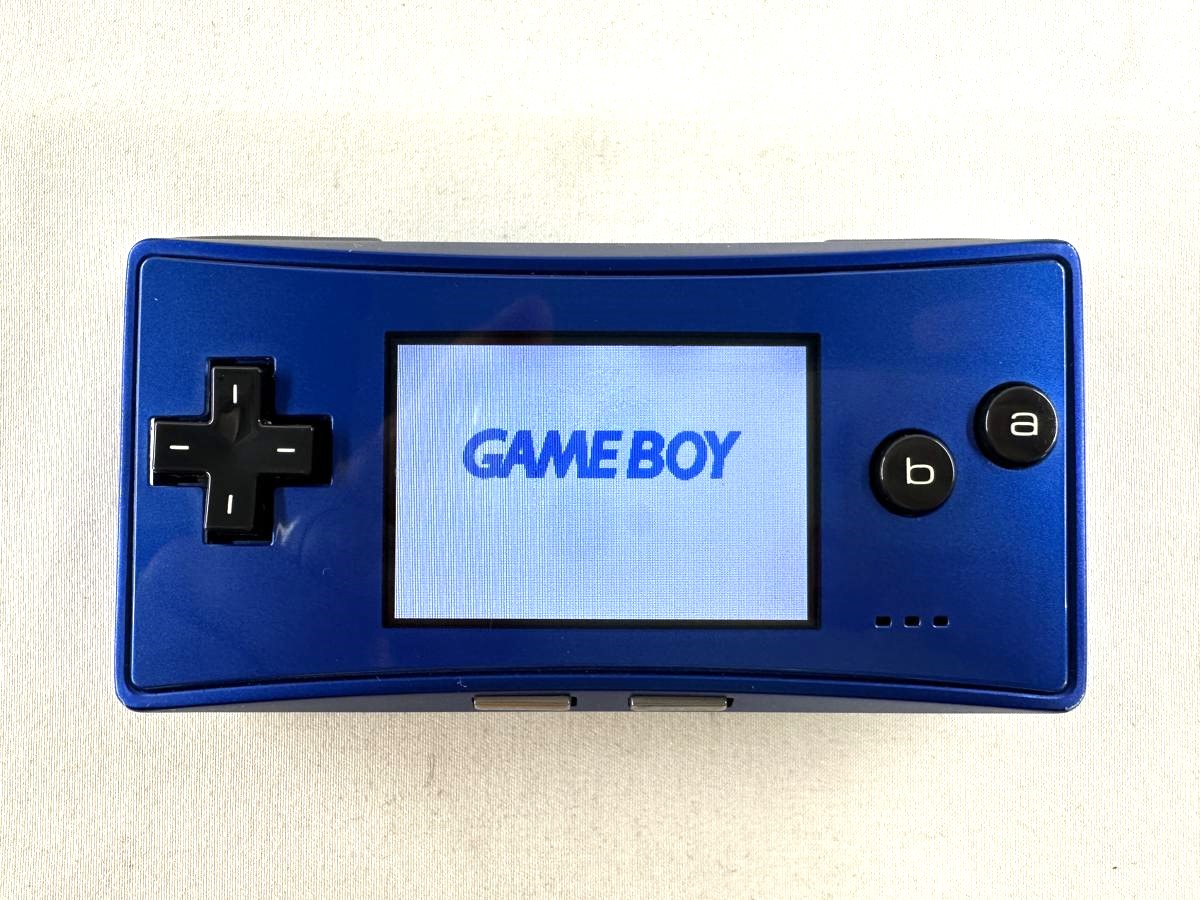 Gameboy Micro blauw + oplader - Nintendo Gameboy Advance Micro