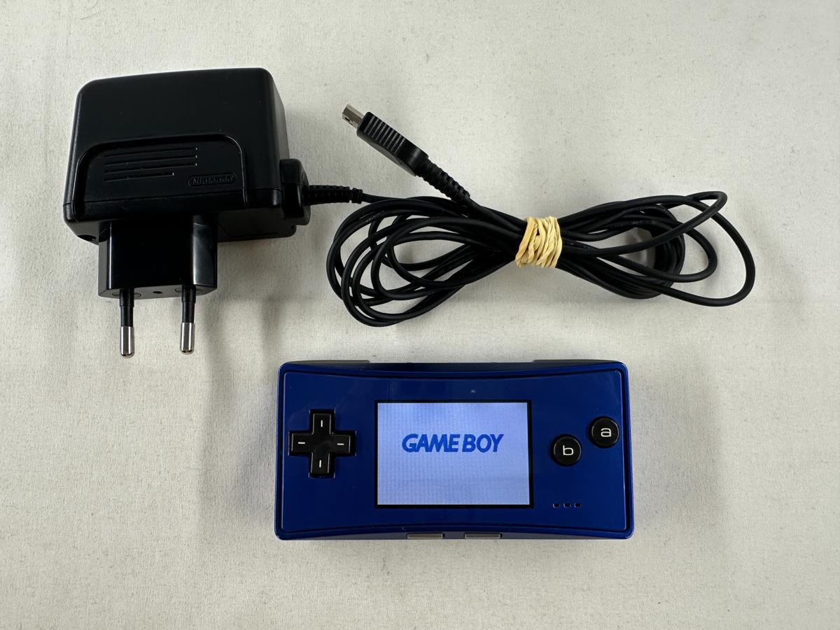 Gameboy Micro blauw + oplader - Nintendo Gameboy Advance Micro - Afbeelding 2