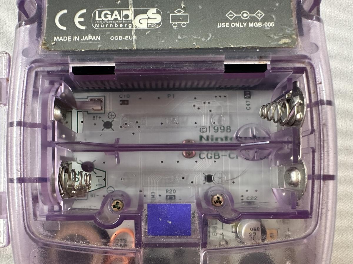 Gameboy Color Atomic Purple Transparant Paars - Nintendo- CGB-001 - Afbeelding 8
