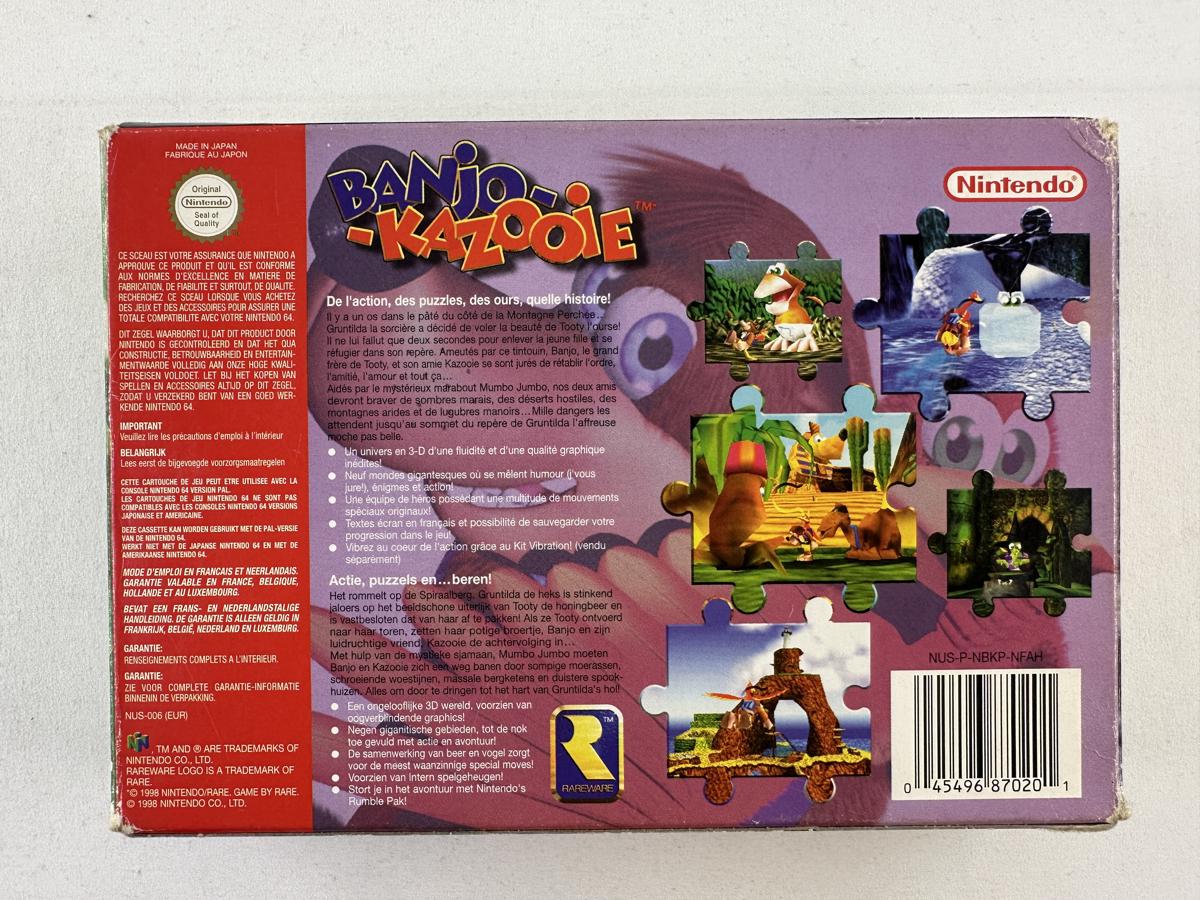 Banjo Kazooie + Doos Nintendo 64 - N64 - Afbeelding 8