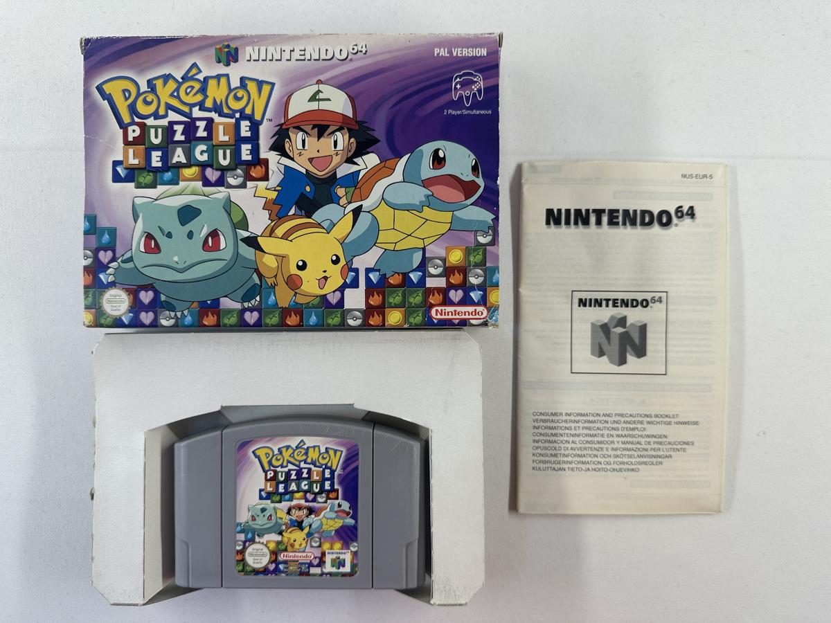 Pokemon Puzzle League + Doos Nintendo 64 - N64 - Afbeelding 2