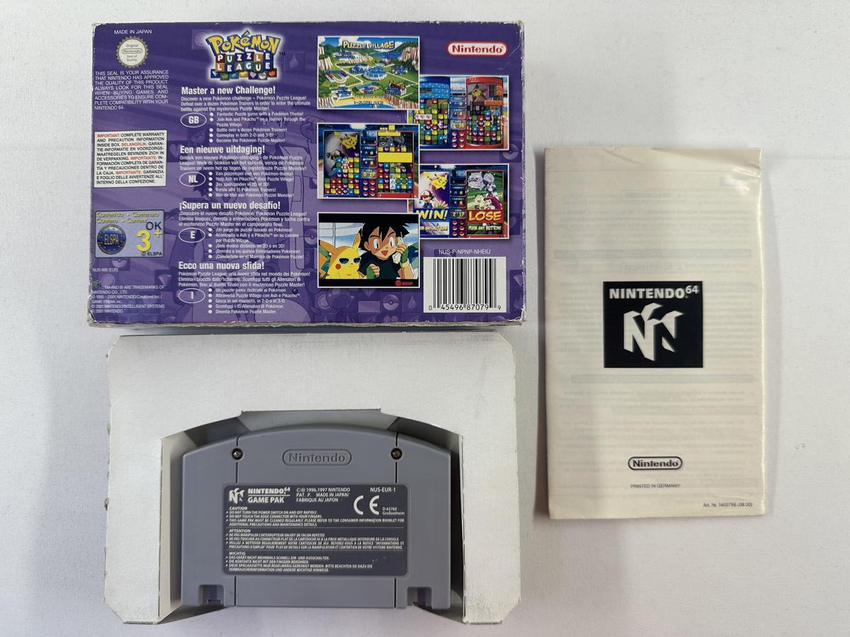 Pokemon Puzzle League + Doos Nintendo 64 - N64 - Afbeelding 4
