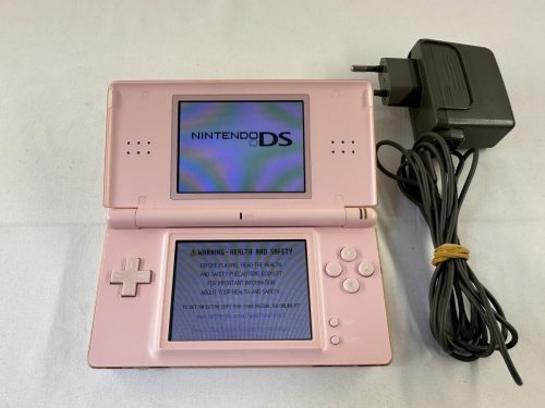 Nintendo DS Lite Roze / Pink handheld spelcomputer + oplader