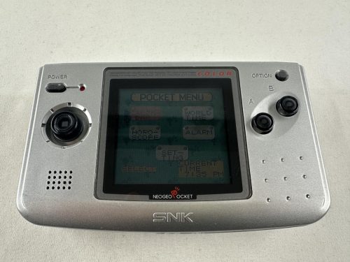 Neo Geo Pocket Color zilver handheld spelcomputer