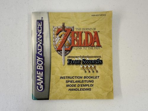 The Legend of Zelda A Link to the Past + Four Swords Handleiding Nintendo Gameboy Advance - GBA