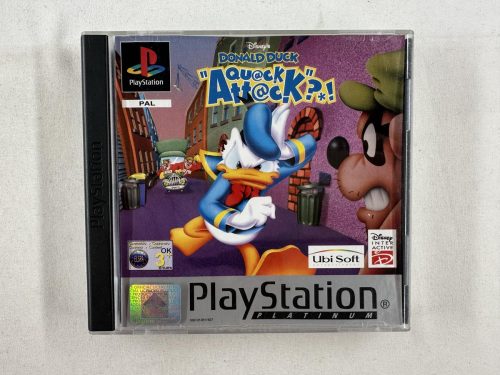 Disney Donald Duck Quack Attack Playstation 1 Platinum - PS1
