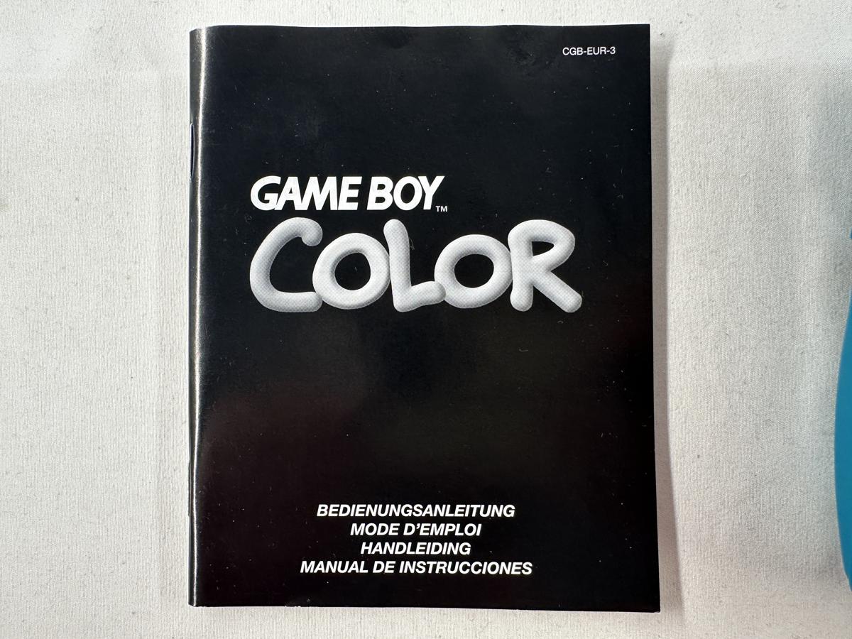 Gameboy Color Teal / Turquiose Compleet - CGB-001 - GBC - Afbeelding 4