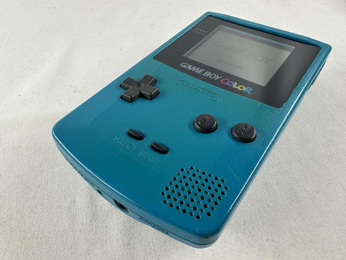 Gameboy Color Teal / Turquiose Compleet - CGB-001 - GBC - Afbeelding 5