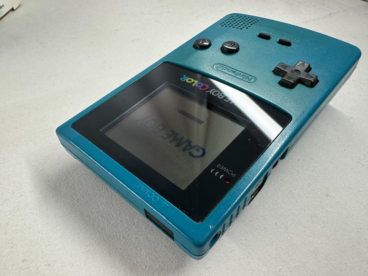 Gameboy Color Teal / Turquiose Compleet - CGB-001 - GBC - Afbeelding 6