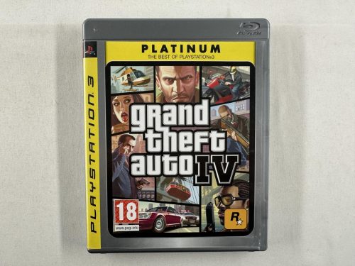 GTA Grand Theft Auto IV Playstation 3 Platinum - PS3