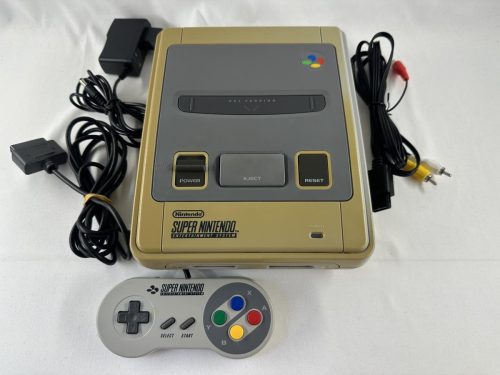 Super Nintendo Console + Controller & Kabels - verkleurd - SNES