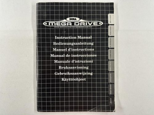 SEGA Mega Drive Gebruiksaanwijzing A4 formaat - nette staat