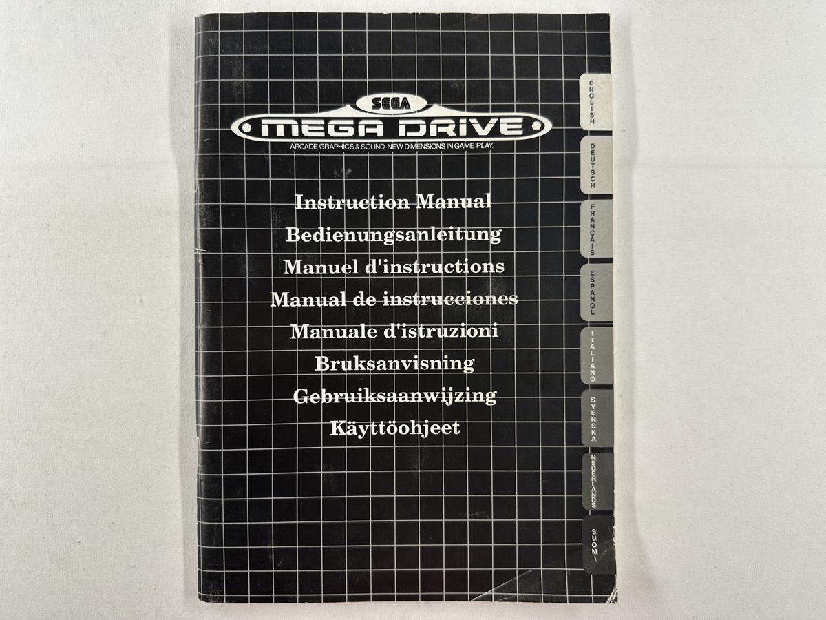 SEGA Mega Drive Gebruiksaanwijzing A4 formaat - nette staat
