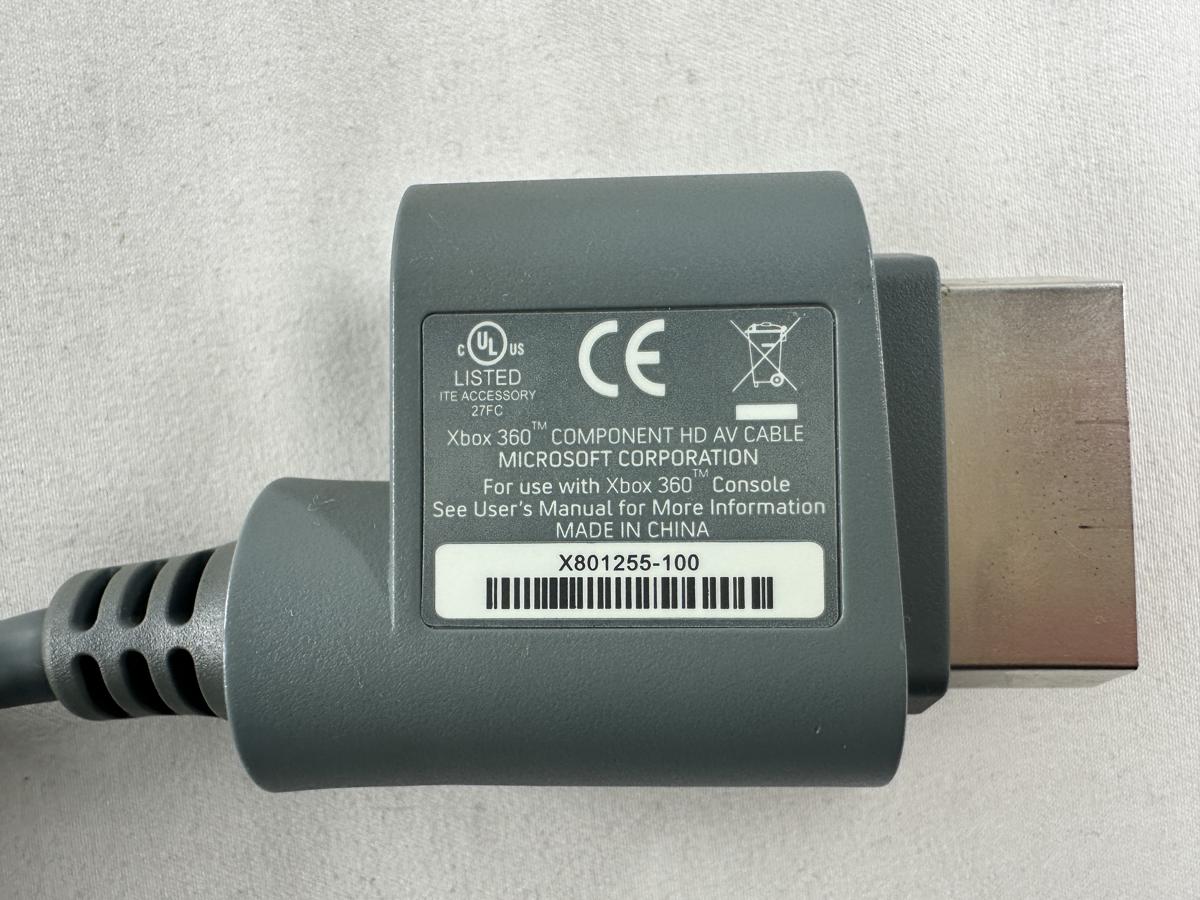 Component HD AV Videokabel Grijs - Xbox 360 - Afbeelding 2