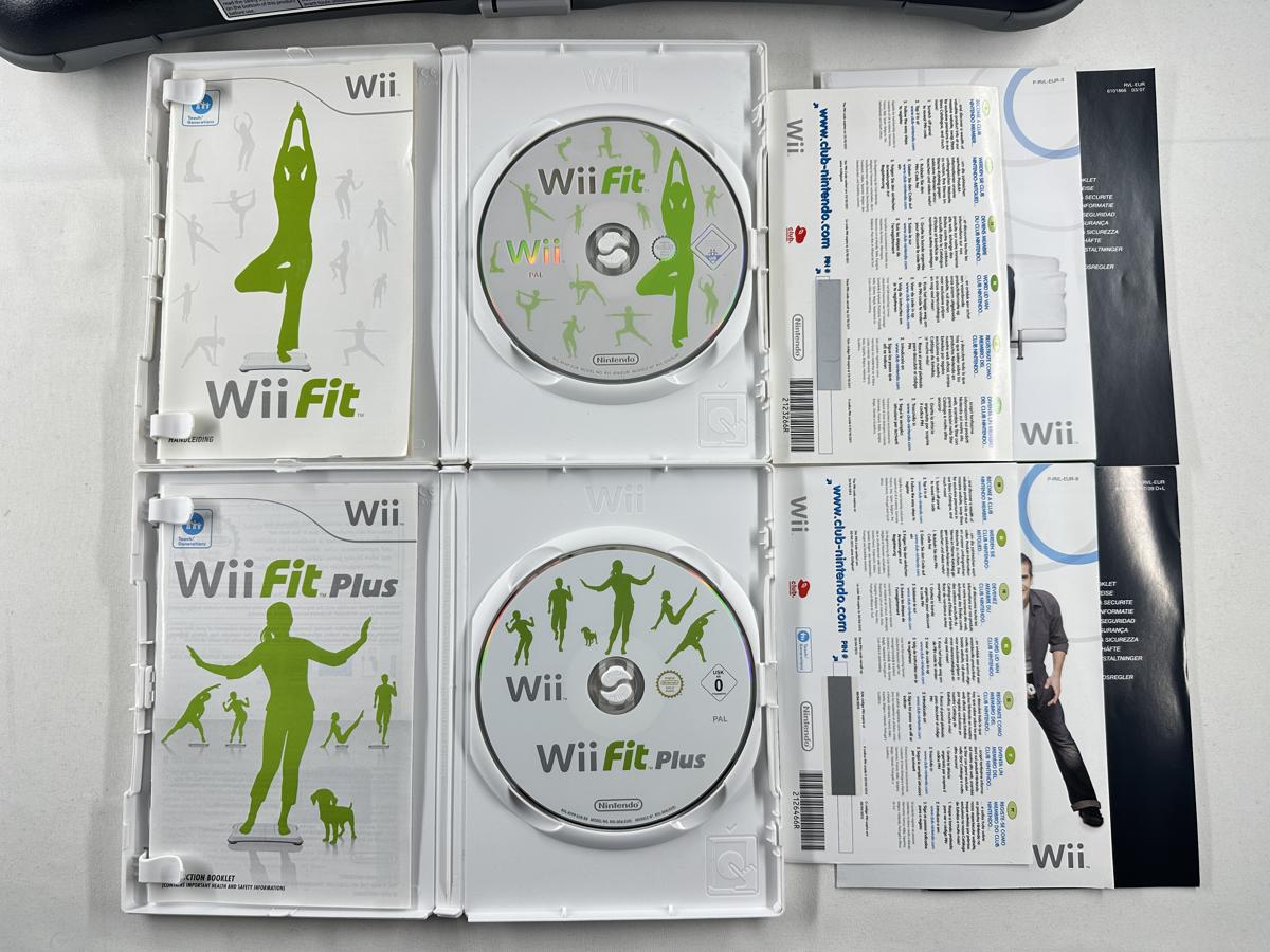 Wii Balance Board Zwart + Wii Fit & Wii Fit Plus Nintendo Wii - Afbeelding 3