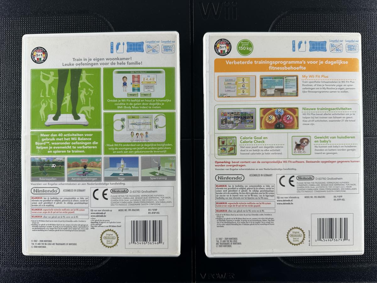 Wii Balance Board Zwart + Wii Fit & Wii Fit Plus Nintendo Wii - Afbeelding 7