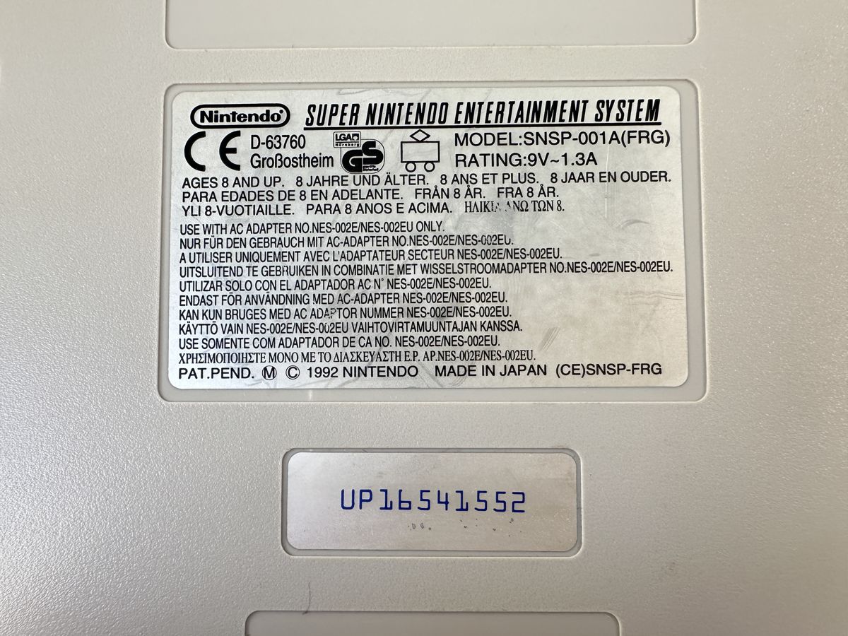 Super Nintendo Console + Controller & Kabels - SNES - Afbeelding 15