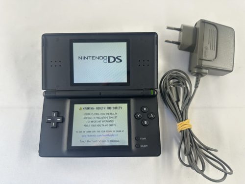 Nintendo DS Lite Zwart handheld spelcomputer + oplader
