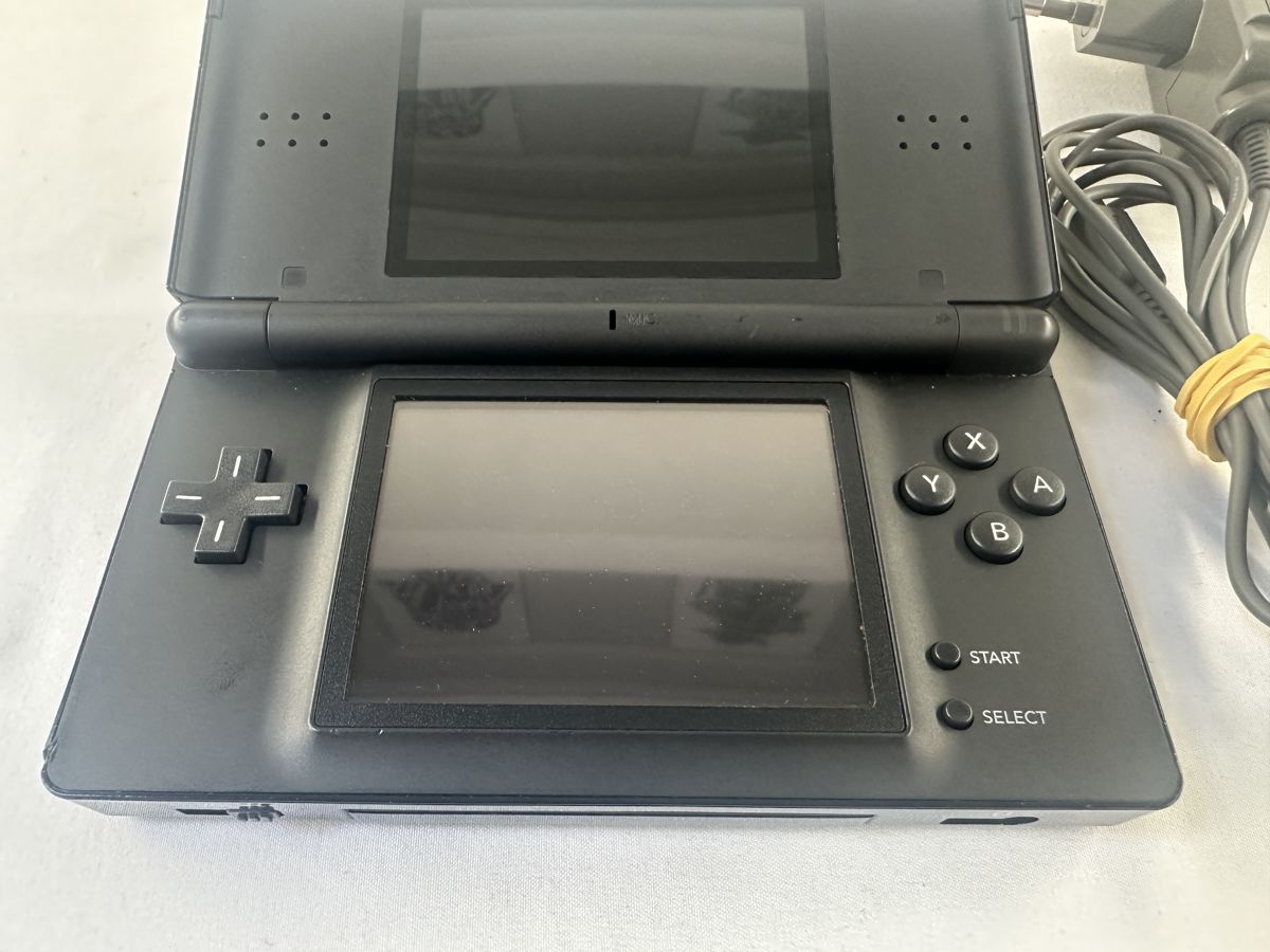 Nintendo DS Lite Zwart handheld spelcomputer + oplader - Afbeelding 4