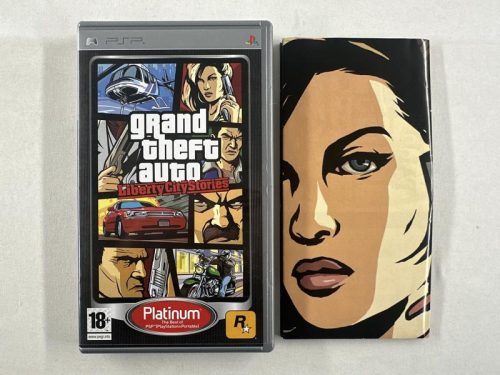 GTA Grand Theft Auto Liberty City Stories + poster Playstation Portable Platinum - PSP