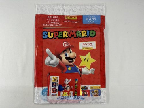 Super Mario Play Time Sticker Album Panini Startpakket - Nieuw