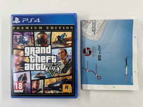 GTA Grand Theft Auto 5 Premium Edition + poster Playstation 4 - PS4