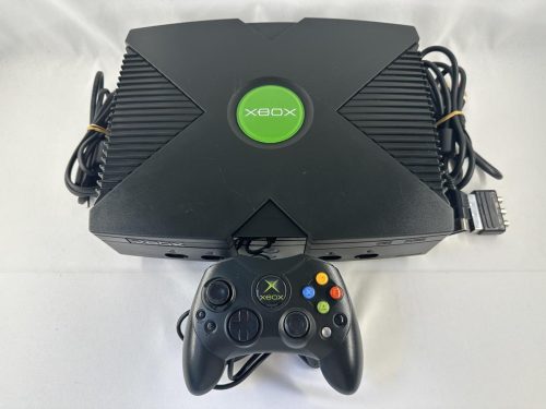 Xbox Original Console zwart + Controller en kabels - Nette staat